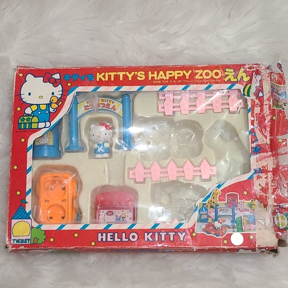 Vintage Sanrio Hello Kitty Happy Zoo Play Set - Picture 12 of 14